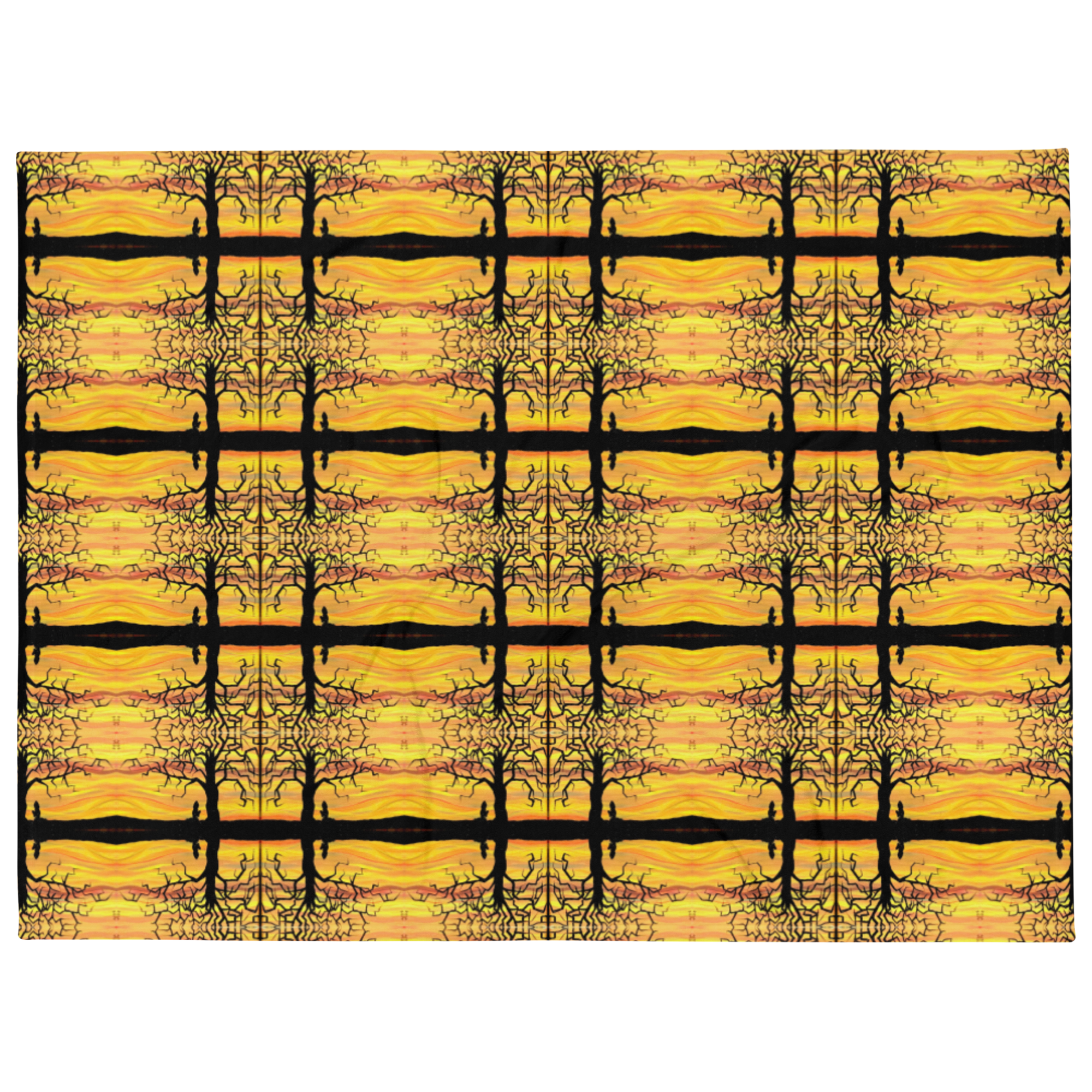 The Reaper and the Trees Throw Blanket