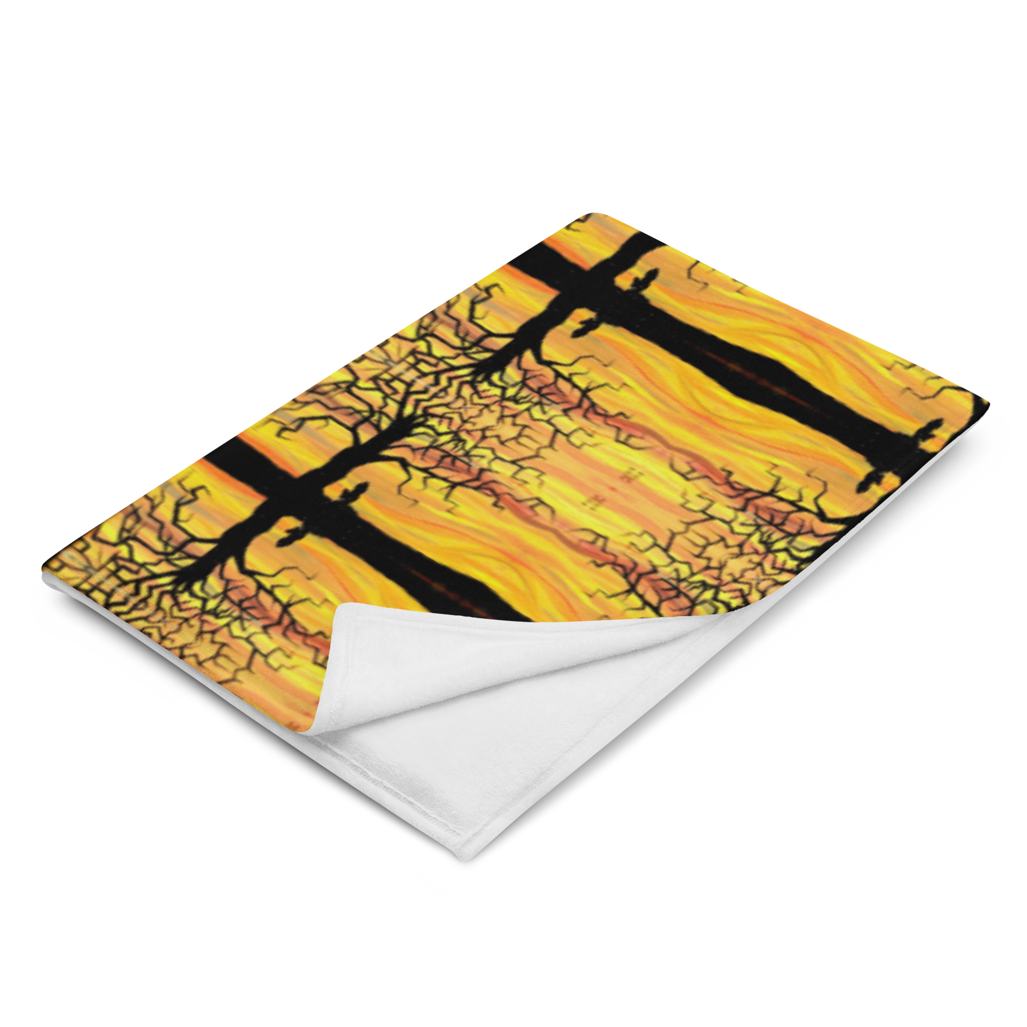 The Reaper and the Trees Throw Blanket