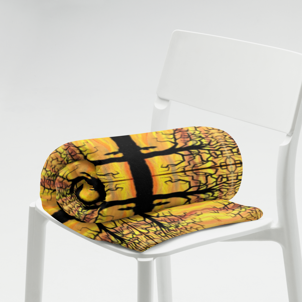 The Reaper and the Trees Throw Blanket