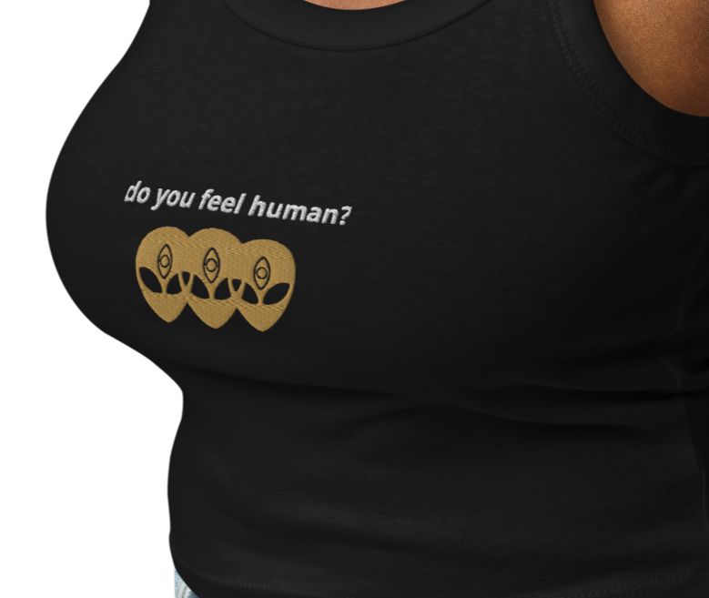 "Human" Micro-rib Top